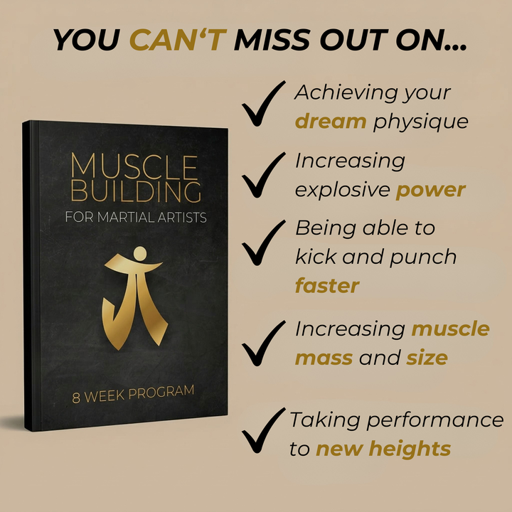 Muscle building for martial artists: 8 week program