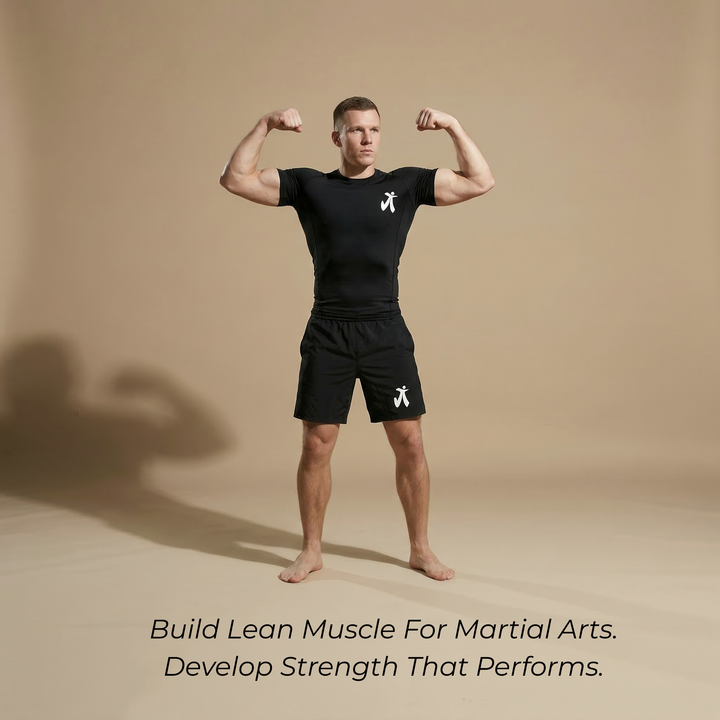 Muscle building for martial artists: 8 week program