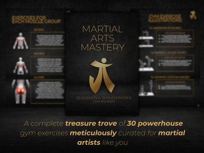 Martial arts mastery: 30 essential gym exercises for power