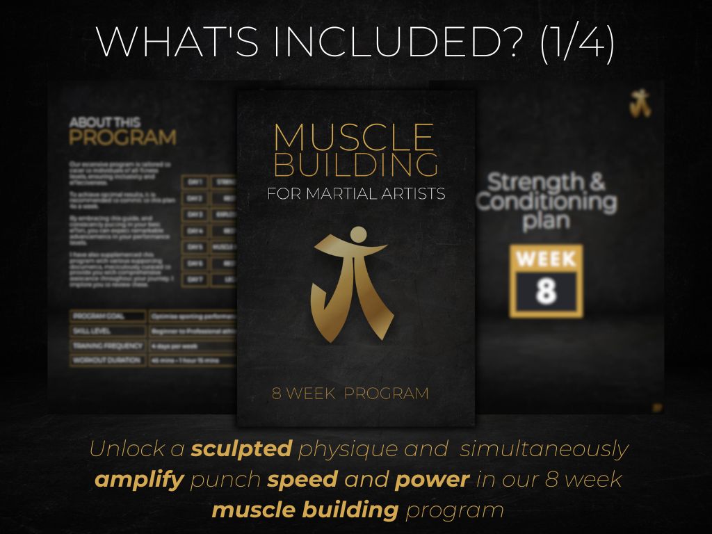 Muscle Building Packages Ji Ultimate 4 in 1 Muscle Building package: for martial artists – Ji ...